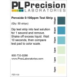Tires reactives peròxid 0-1-3-10-50-100 ppm PER-100. Tub 100 unitats