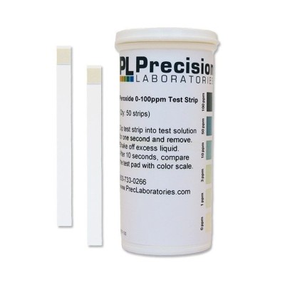 Tires reactives peròxid 0-1-3-10-50-100 ppm PER-100. Tub 100 unitats