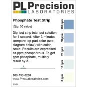 Tiras reactivas fosfato 0-10-25-50-100 ppm PHO. Tubo 50 unidades