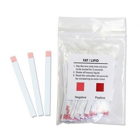 Lipid negative-positive LIP test strips. Bag 75 units