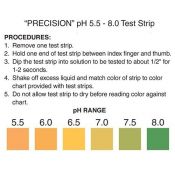 Tires indicadores plàstic pH -6 (0'5 pH) PH-0060-1. Bossa 50 unitats