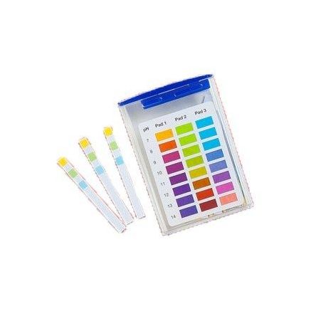 Plastic indicator strips pH 7-14 (0.5 pH) PH-0714-3. Box 100 units