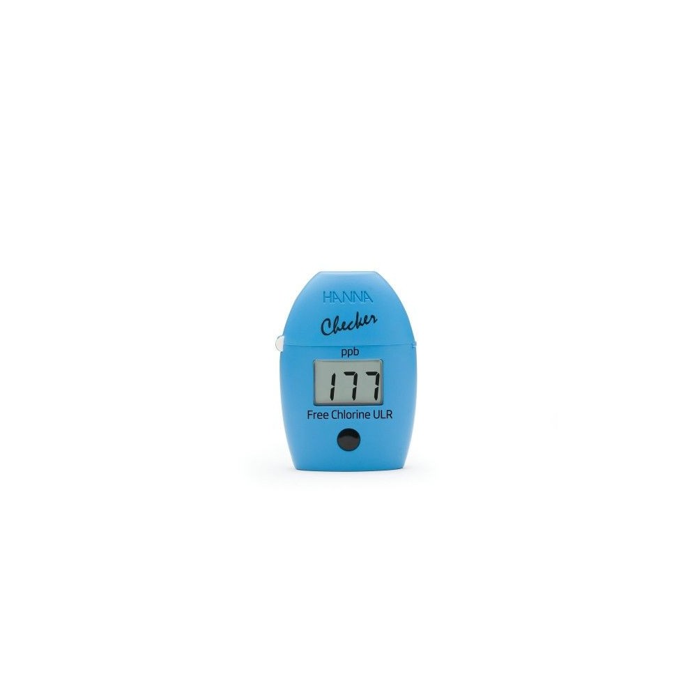 Minifotómetro digital Hanna Hl-762. Cloro libre rango ultrabajo 0 ... 500 ppb