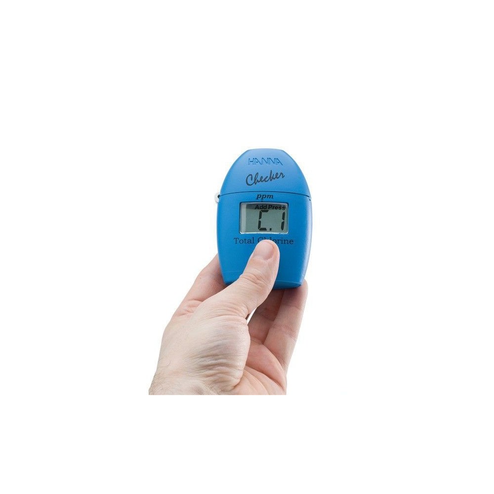 Minifotómetro digital Hanna Hl-761. Cloro total rango ultrabajo 0 ... 500 ppb