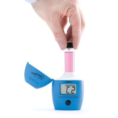 Minifotómetro digital Hanna Hl-771. Cloro total rango ultraalta 0 ... 500 ppm
