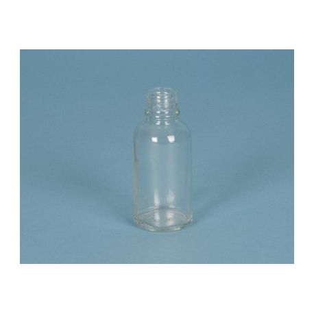 Flascó vidre incolor amb tap rosca D-28. Capacitat 60 ml