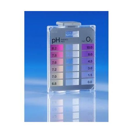 Lovibond FTK-120 chemical test. Oxygen 0-10 ppm and pH 6'8-8'2. Box of 20 tests