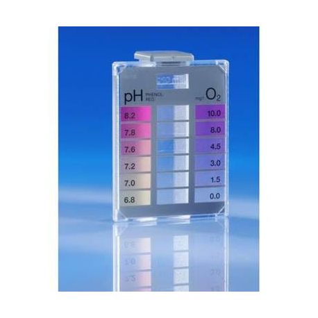 Prueba química Lovibond FTK-120. Oxígeno 0-10 ppm y pH 6'8-8'2. Caja 20 tests