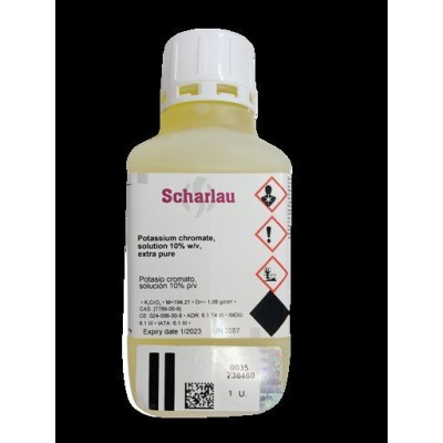 Potasio cromado solución 10% p/v PO-0216. Frasco 250 ml