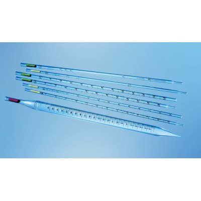 Pipetes graduades plàstic PS estèrils 1 ml. Capsa 500 unitats