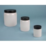 Pot plàstic PEHD amb tapa rosca i obturador. Capacitat 70 ml