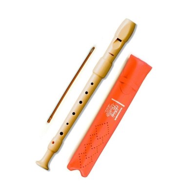 Flauta dulce soprano Hohner 9516. Plástico 2P y digitación alemana