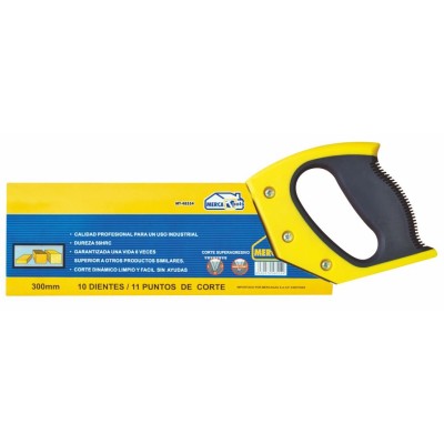 Serrucho vaina mango plástico cerrado MT-48556. Tamaño 350 mm (14p)