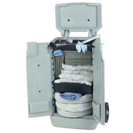 Spill absorption kit Spill Kit SFL075EG. Trolley wheels 51x41x91 cm