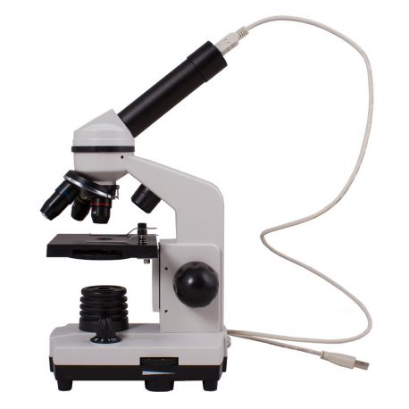 Microscopio digital 2'0 Mp Levenhuk 2L-PLUS con kit de experimentos. Monocular 40x-400x