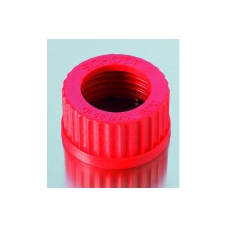 PBT plastic cap threaded union GL-45 D-2922710. Pitch 34mm