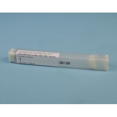 Densímetre orines graduat 0'002 g/ml. Escala 1'000 a 1'060 g/ml