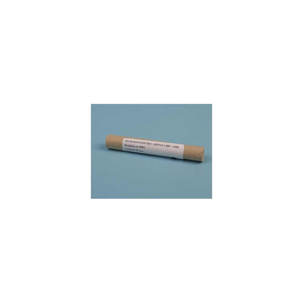 Densímetre orines calibrat 0'001 g/ml. Escala 1'000 a 1'060 g/ml