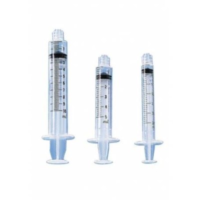 Jeringas plástico PP desechables estériles Luer-lock 20 ml. Caja 100 unidades