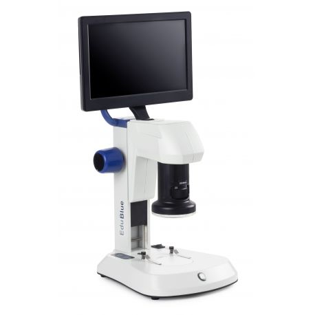 Edublue 5.0 Mp ED-3000 LCD stereomicroscope. Fixed zoom arm 8x-51'4x