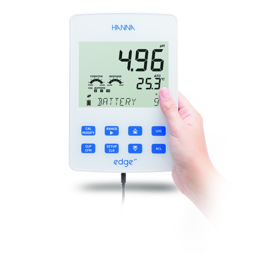 pH-metre laboratori Hanna Edge HI-2002- Rangs pH-ORP-Temp
