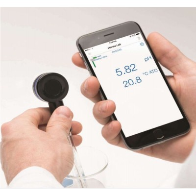 Electrodo de pH/Temp con Bluetooth HI-12302. Usos generales PEI