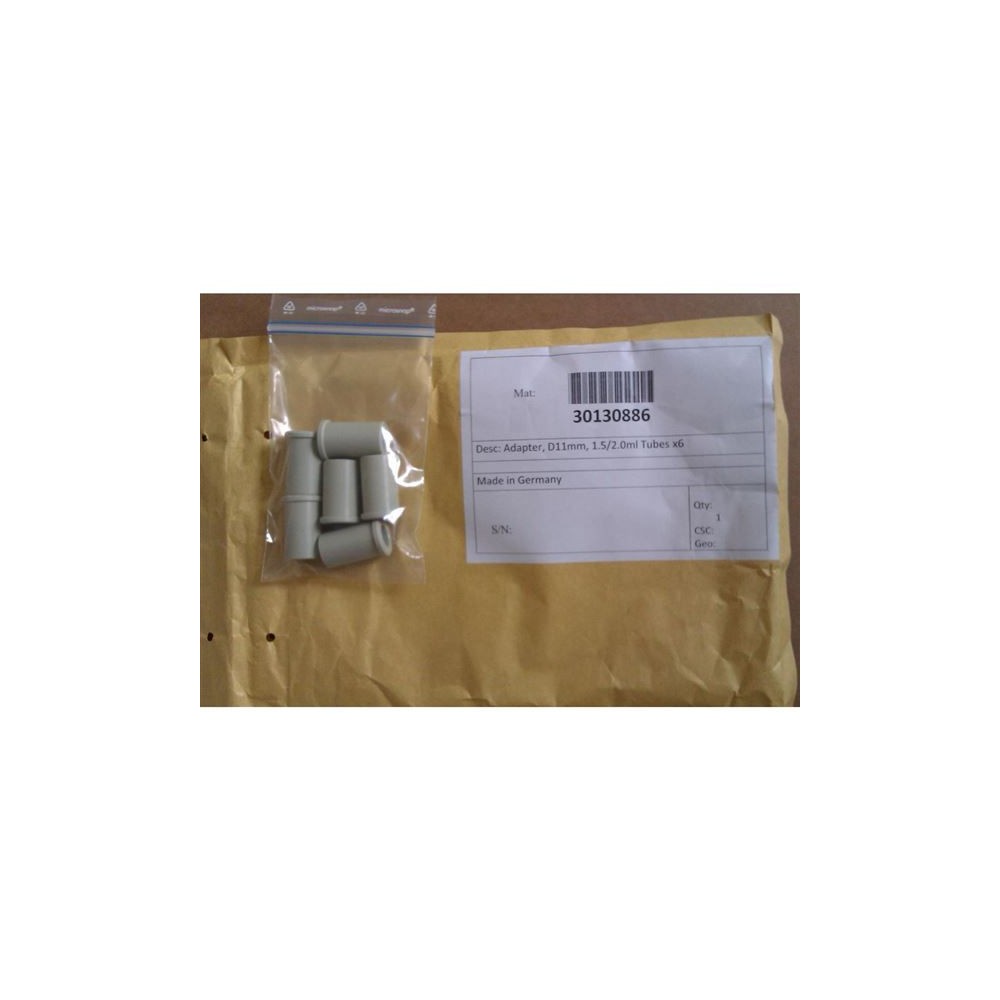 Adaptadores cabezal tubos 1'5-2'0 ml D-11 mm FC-30130886. Bolsa 6 piezas