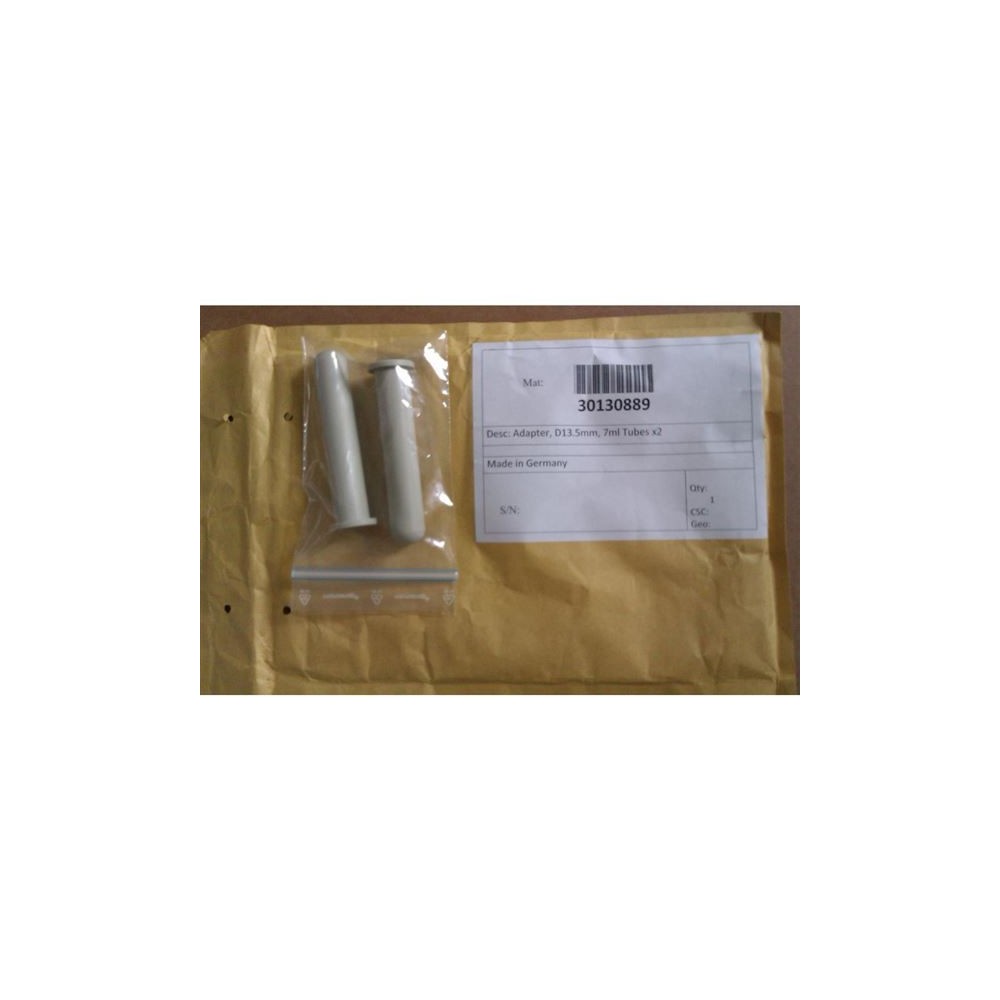 Adaptadores cabezal tubo 7 ml D-13'5 mm FC-30130889. Bolsa 2 piezas