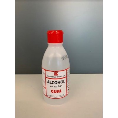Alcohol etílic 96 graus antisèptic Gual. Flascó 250 ml