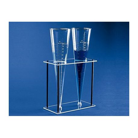 Con sedimentació Imhoff plàstic SAN. Capacitat 1000 ml