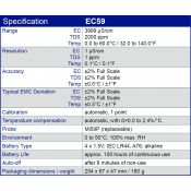 pH-metre butxaca Milwaukee pH-56. Escales pH-gC amb CAT 