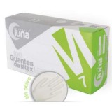 Guantes examen látex talla 8-9 grandes. Caja 100 unidades