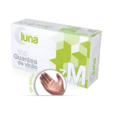 Guants examen vinil talla 6-7 petits. Capsa 100 unitats
