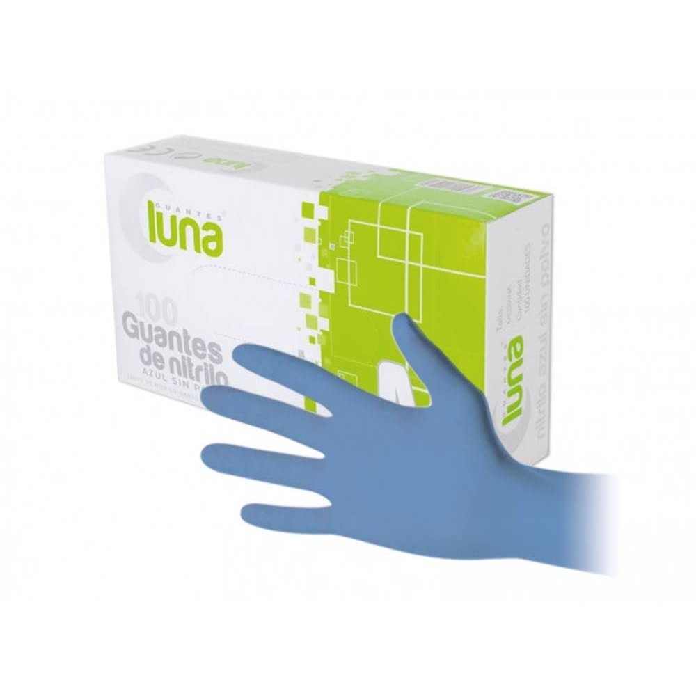 Guantes examen nitrilo talla 5-6 superpequeños. Caja 100 unidades