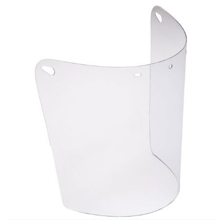 Replacement visor for face protection screen C-324-RG/N. Treated colorless polycarbonate