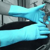 Guants examen làtex talla 8-9 grans. Capsa 100 unitats