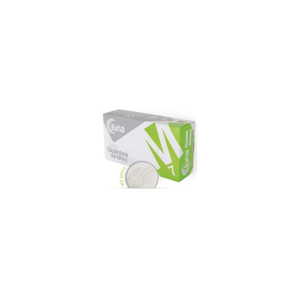 Guantes examen látex talla 6-7 pequeños. Caja 100 unidades