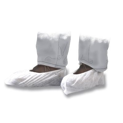 Cubrezapatos desechables polipropileno. Caja 100 unidades