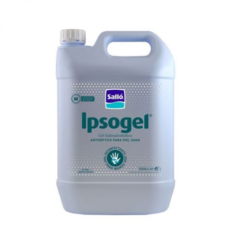 Gel mans hidroalcohòlic antisèptic Ipsogel+. Capsa 4x5000 ml