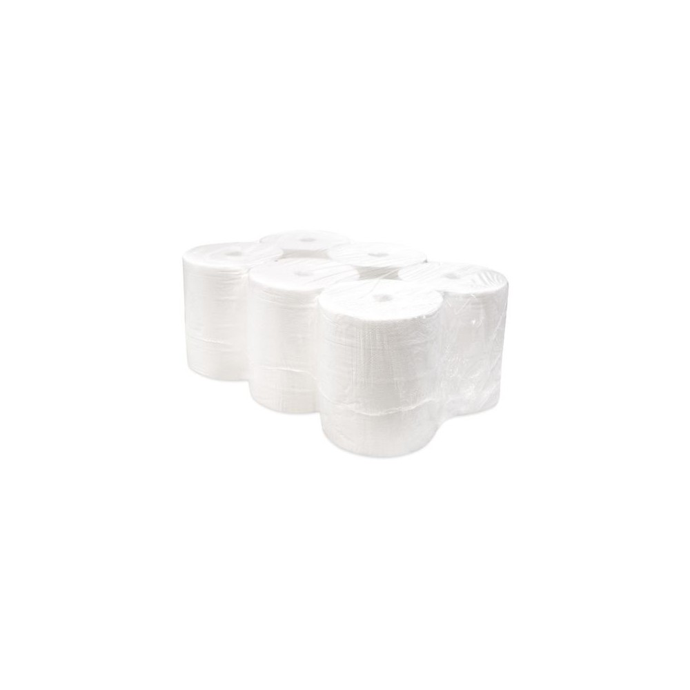 Bobines eixugamans cel·lulosa pura 2 capes. Paquet 6x130 metres