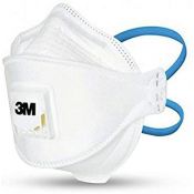 Mascaretes autofiltrants partícules FFP3 amb vàlvula. Capsa 12 unitats