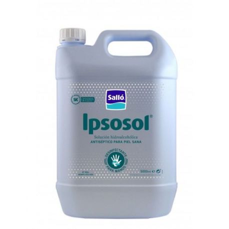 Ipsosol+ hydroalcoholic antiseptic hand solution. Box 4x5000 ml