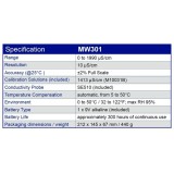 Kit pH-metre + conductímetre portàtil Milwaukee MW-710. Rangs pH 0'01-CE-TDS-Temp