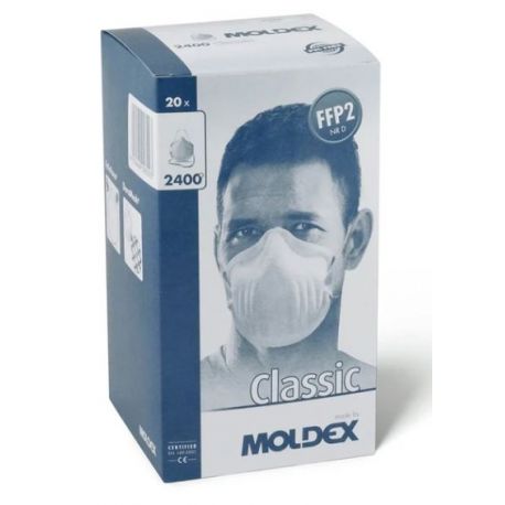 Moldex 2400 FFP2 self-filtering masks without valve. Box of 20 units