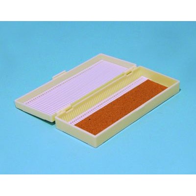 Caja guardar portaobjetos plástico BPG-010. Capacidad 50 piezas