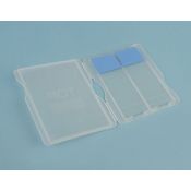 Caja guardar portaobjetos plástico BPG-007. Capacidad 2 piezas
