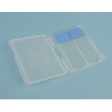 Capsa guardar portaobjectes plàstic BPG-007. Capacitat 2 peces