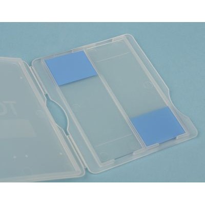 Caja guardar portaobjetos plástico BPG-007. Capacidad 2 piezas