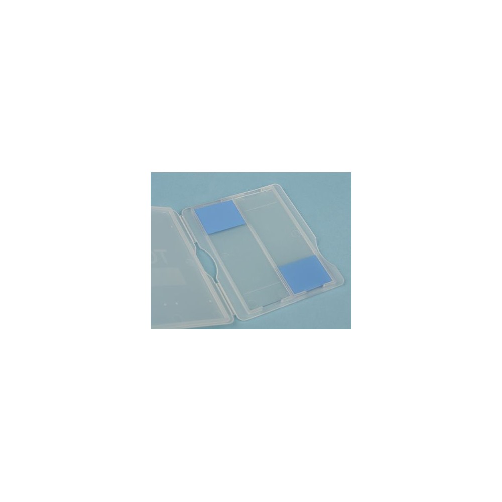 Capsa guardar portaobjectes plàstic BPG-007. Capacitat 2 peces