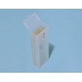 Caja guardar portaobjetos plástico BPG-008. Capacidad 5 piezas